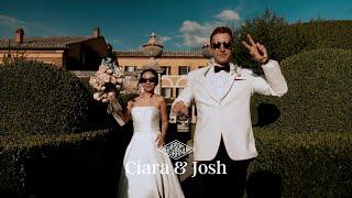 Ciara and Josh's Wedding in La Foce, Italy