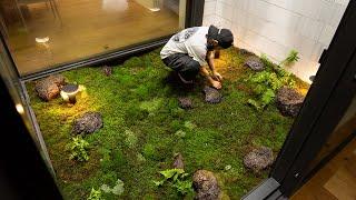 Moss Garden in the Middle of a House! Process of making Vivarium in Korea