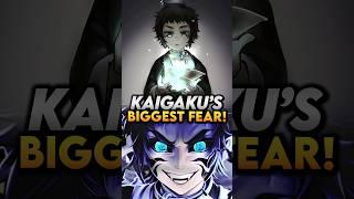 Kaigaku's Biggest Fear Made him an Upper Moon Demon! Demon Slayer Hashira Training Arc #shorts