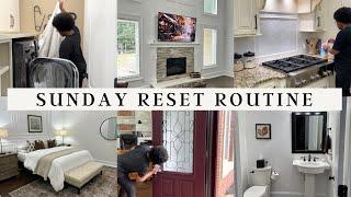 SUNDAY RESET ROUTINE | CLEAN AND TIDY WITH ME | LAUNDRY MOTIVATION #cleanandtidy