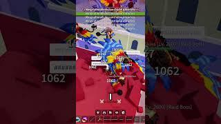 When You Spawn TOO MANY Raid Bosses in Blox Fruits.. #roblox #gamerrobot #bloxfruits