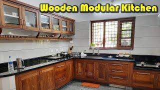 Latest Wooden Modular Kitchen | माड्यूलर किचन | Modern Kitchen Design Ideas with Wooden Cabinets