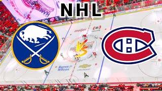 Buffalo Sabres vs Montreal Canadiens | 2025 NHL Live Play by Play Score