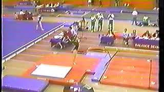 Kristin Wilde (CAN) - 1991 Cdn Nationals (Open Team) - V-UB-BB-FX