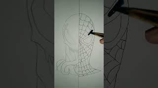 Spider man drawing #art #painting #creativert