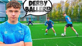 I Took 20 1v1's Against an Insane Pro Talent in League 1! Derby baller Cruz!