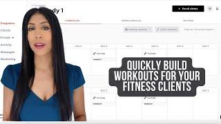 Workout builder app for personal trainers