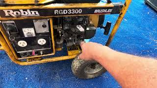 Robin RGD3300 Diesel Generator Repair Part 4