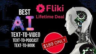 Fliki Appsumo Lifetime Deal - Best AI-based Text-to-Video | Text-to-Podcasts | Text-to-Books