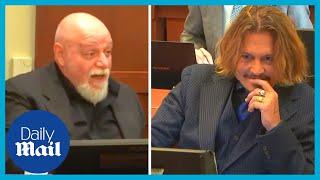 Johnny Depp Amber Heard trial: Depp's friend makes court laugh