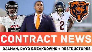 Chicago Bears NEWS Salary Cap Update w/Dalman, Odeyingbo Breakdowns + Restructures of Top Players