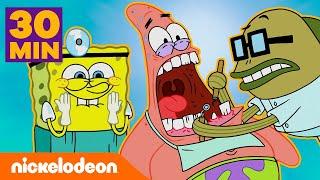 سبونج بوب | 30 دقيقة من أفضل اللحظات الطبية في قاع الهامور | Nickelodeon Arabia