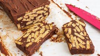 No Bake Chocolate Biscuit Cake Recipe | HappyFoods