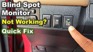 Blind Spot Monitor Not Working / Steering Angle Sensor BAD - Toyota Rav4 2013 - 2018, Camry