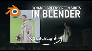 Dynamic Greenscreen Shots in Blender #blender #greenscreen #b3d #blendertutorial #blender3d