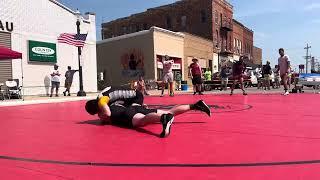 Fake hand tie into double leg takedown competing for natural athlete wrestling club #athlete #points