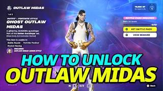 How to *ACTUALLY* Unlock Outlaw Midas in Fortnite (Earn Account Levels)