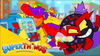 EPISODIOS SUPERTHINGS   La RESCUE FORCE contra V-REX!   | Serie de DIBUJOS para NIÑOS