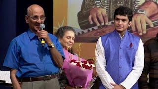 "SAURAV KISHAN (CHOTTA RAFI)  FELICITATED BY MD.'RAFI'S DAUGHTERS"