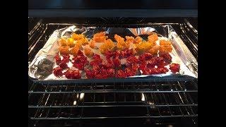 Making Superhot Pepper Flakes Using Peppers From My Garden