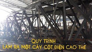 Quy trình làm ra một cây cột điện cao thế,ngày đầu tiên quay trở lại làm việc sau thời gian nghỉ