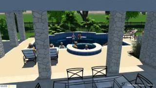 The Stewart Pool - Design by Zach Johnson - Cody Pools