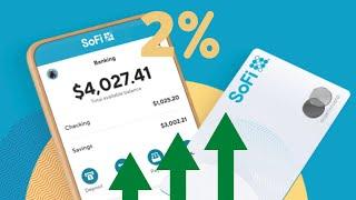 SoFi Bank Raises High Yield Checking & Savings Account APY | Interest Rate Increase | Promo & Bonus