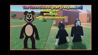 Roblox"The Three Little Pigs RP (Foxymation)"BADGES:BEAR,WitchSoul,Witch design canceled(very easy)