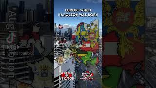 Europe when Napoleon Was Born #country #geography #fypシ #subscribe