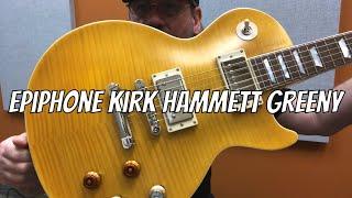 Epiphone Kirk Hammett Greeny '59 Les Paul Standard Demo