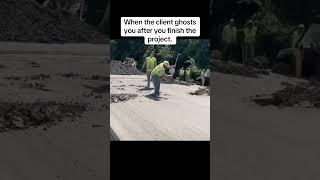 When the client disappears after you finish the project