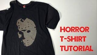 DIY Bleach Horror T-Shirt Tutorial