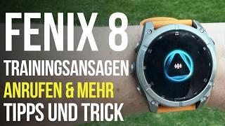 Garmin Fenix 8 Sprachsteuerung, Ansagen, Anrufe, Sprachnotizen  Tipps und Tricks