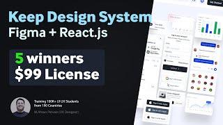 Keep Design System - Figma + React - 5 Winners $99