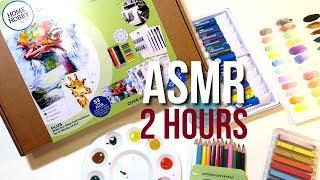 2 Hours of Art & Craft Supply Unboxing ASMR || No Talking