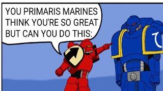 Why the Firstborn are SUPERIOR to Primaris | Warhammer 40k comic dub