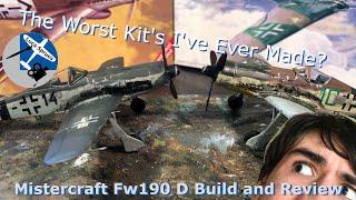 Build and Review Mistercraft 1/72 Scale Focke Wulf FW190D “Rudel” - The Worst Kit I've Ever Made?