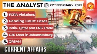 Daily Newspaper Analysis 22nd Feb 2025  | The Hindu Analysis | Indian Express Analysis | The Analyst