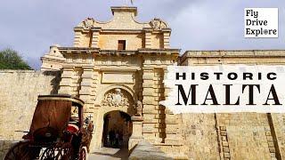 Historic MALTA - Exploring Mdina, The Old Capital Of Malta And The Catacombs Of Rabat