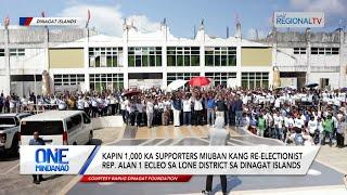 One Mindanao: Kapin 1,000 ka supporters miuban kang re-electionist Rep. Alan 1 Ecleo