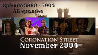 Coronation Street - November 2004