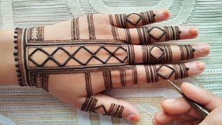 Karwa chauth special mehndi design | Easy mehndi design | Back hand mehndi design | Mehndi k design