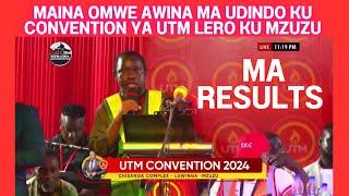 ZOTSATIRA ZA OMWE APAMBANA PA MAUDINDO KUZA UTM CONVENTION ZATULUKA ZILI MOTERE