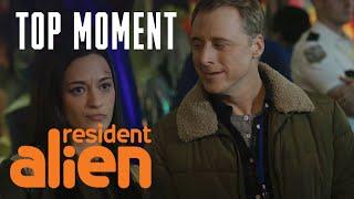 There's An Alien That Owes Harry Money | Resident Alien | SYFY