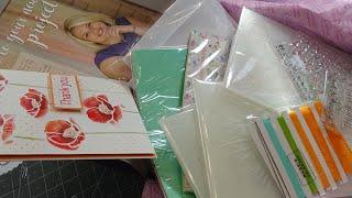 Crafter's Companion Sub Box #32: "3D Folders & Stencils" Review Tutorial! Super Deep Embossing!