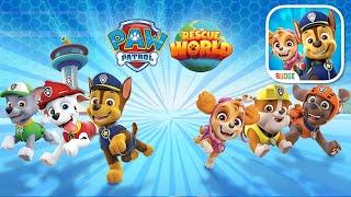 PAW Patrol Rescue World with Chase, Skye, Marshal & Zuma Gameplay