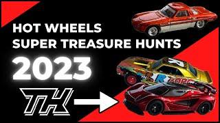 4 NEW HOT WHEELS 2023 Super Treasure Hunt Sneak Peeks! DAILY DOSE of DIECAST NEWS UPDATES 1!