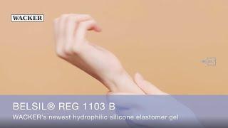 BELSIL® REG 1103 B - WACKER's newest hydrophilic silicone elastomer gel