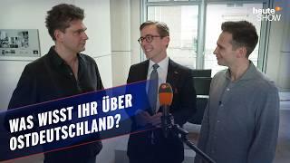 Das große Ostdeutschland-Quiz: Fabian Köster & Lutz van der Horst im Bundestag | heute-show