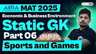 MAT 2025: How To Prepare For Static GK | Important Questions On Sports & Games | Part 6